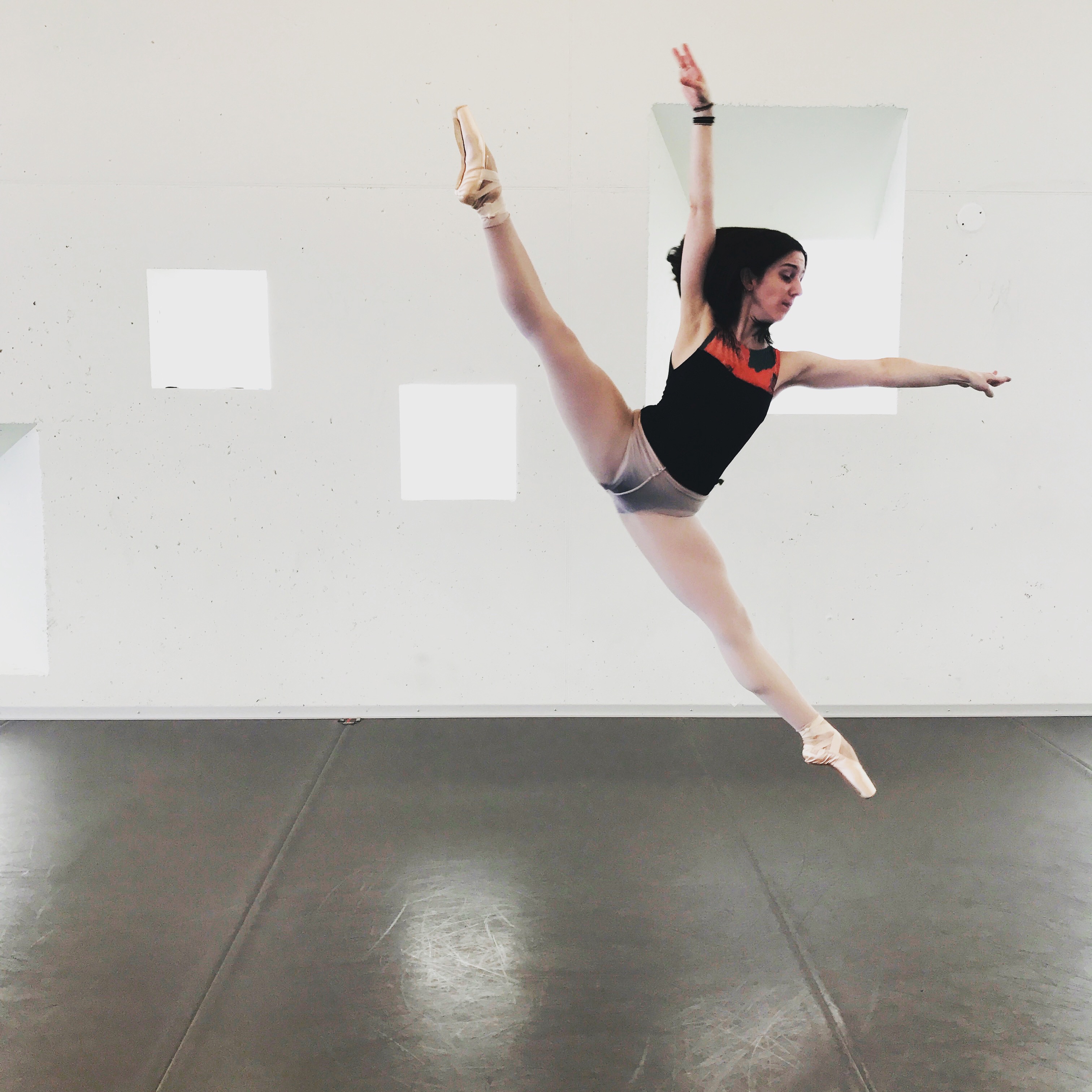 Ballet dancer in motion